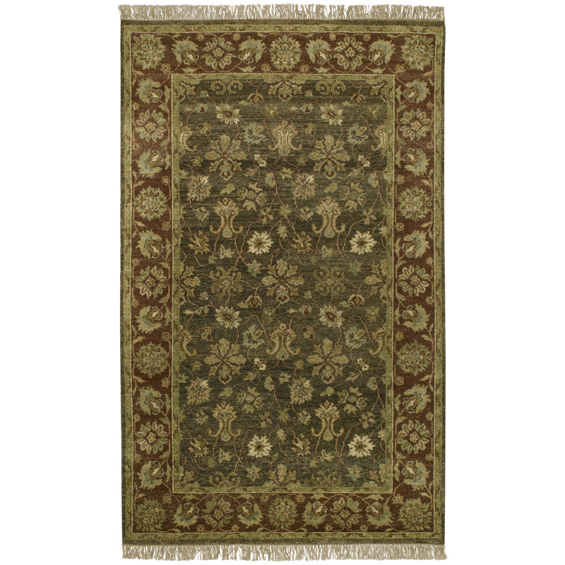 Carrickfergus Wool Oriental Indoor Rug, Rectangle 5' x 8'