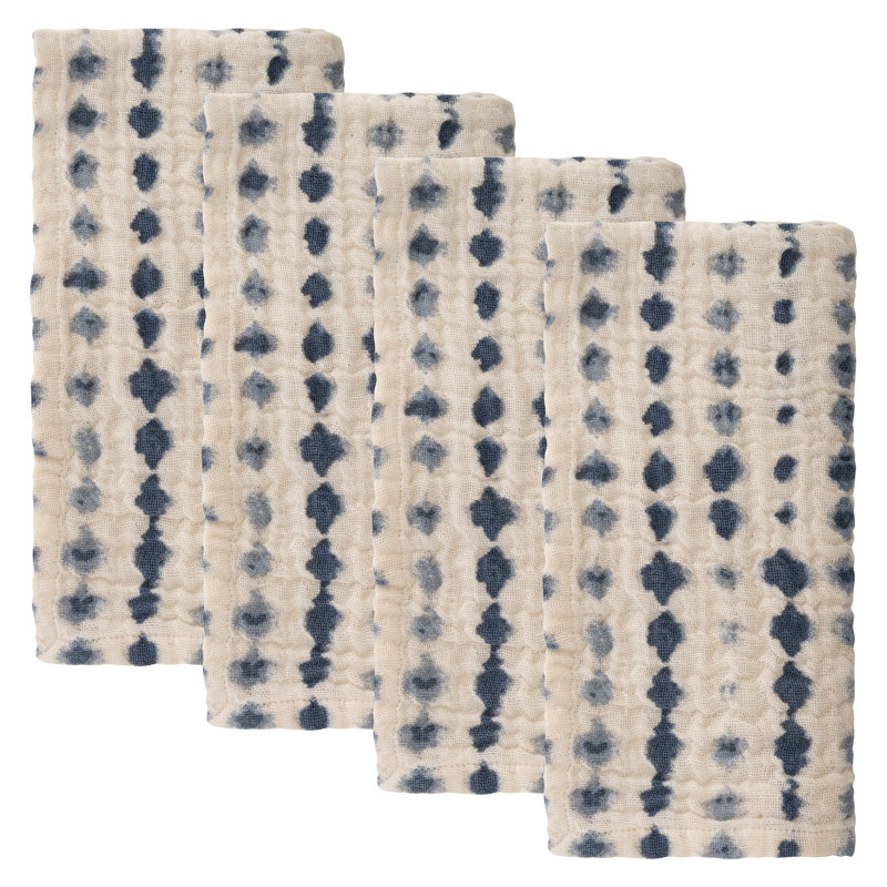 Serviettes de table Tie Dye - Marée basse