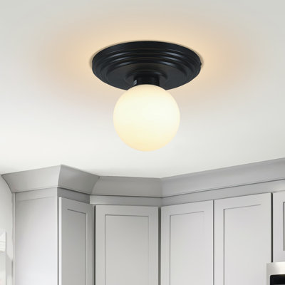Luminaire plafonnier semi-encastré Nyall Globe