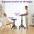 Mobile Adjustable Height Laptop Standing Desk – Portable Computer Desk With Lockable Wheels, 6 Height Settings, Triangular Leg Design, Perfect For Walking Pad-222515914