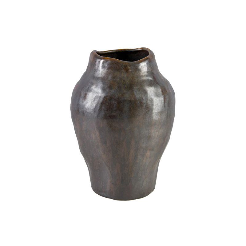Vase en céramique vieilli brun August August®