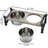 Pet Dog Elevated Feeder Bowls Stand