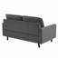 Hollymead 144.6Cm Velvet Square Arms Loveseat-13566571