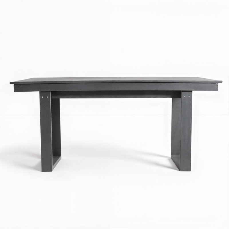 Outdoor Grey Dining Table &Meeting Table, Gray