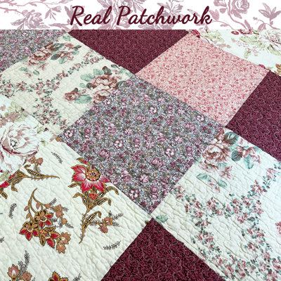 Cotton Patchwork Quilt Set