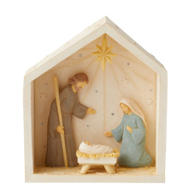 Foundations Nativity Creche Christmas Figurine 5.1in H