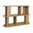 Loon Peak Janarius Low Oak Wood Effect Bookcase with Compact 2-Shelf Design for Living Room