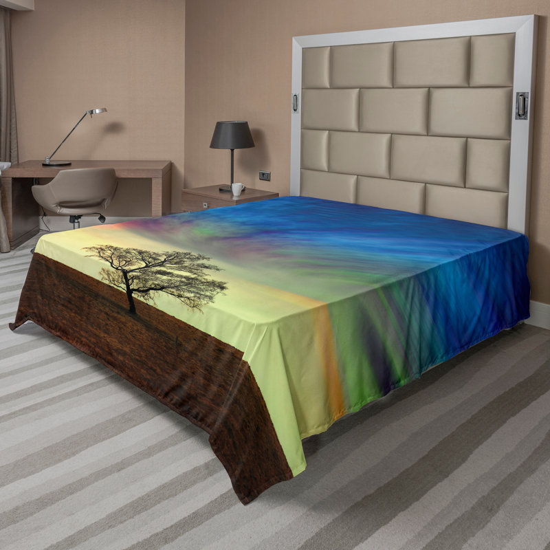 Drap plat Ambesonne, Drap plat pour très grand lit californien
