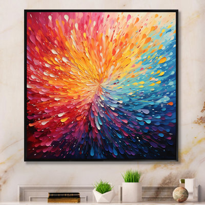 Art sur toile, "Hardedge Art Vibrant Velocity - Hard Edge"