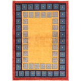 Tribal One-of-a-Kind 3'5" X 4'10" Hand Knotted Area Rug