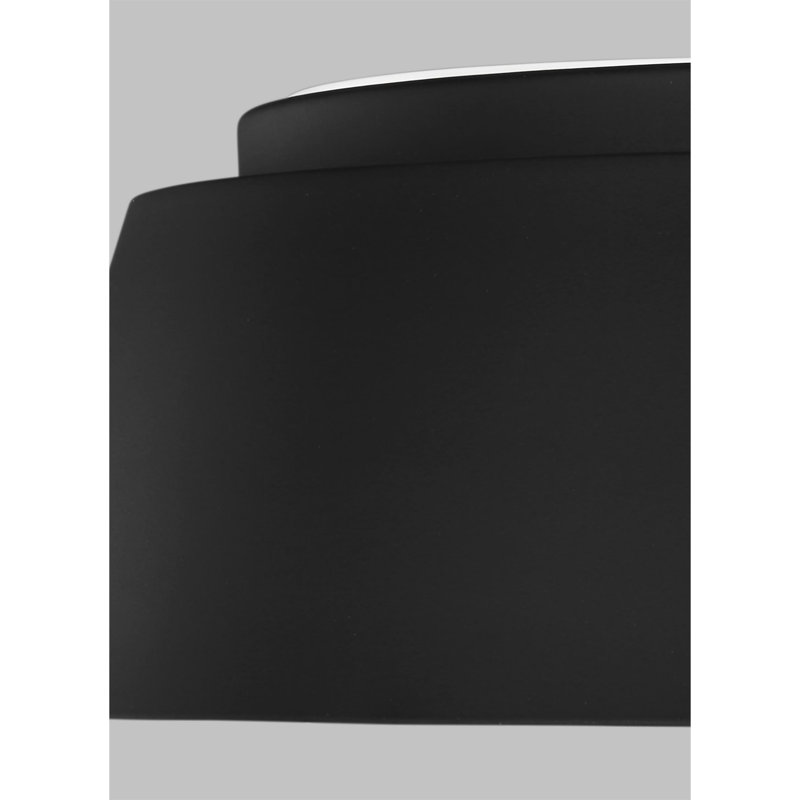 Asher 4 - Light Flush Mount, Midnight Black