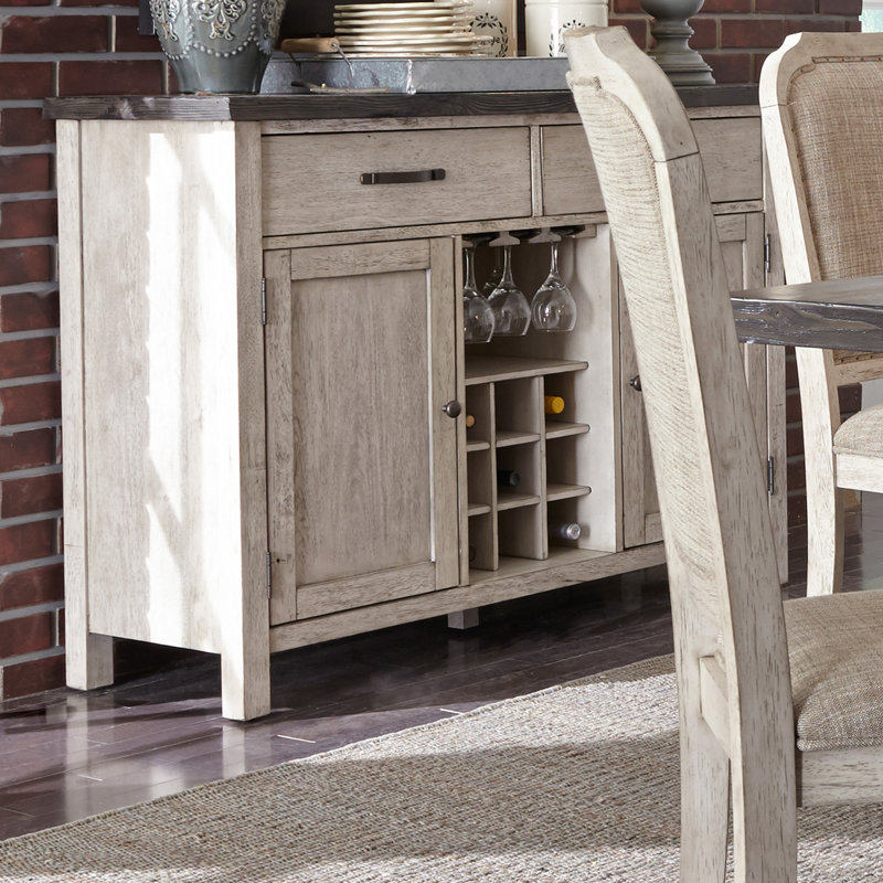 Willowrun 52'' Brown Solid Wood Traditional Sideboard