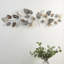Bronze Metal Long Textured Leaf Wall Décor with Multiple Shades