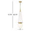 Luminaire suspendu unique à 1 lumière Zella-234706524-234706525-234706496