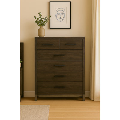 Barlow 34"W 6-Drawer Chest