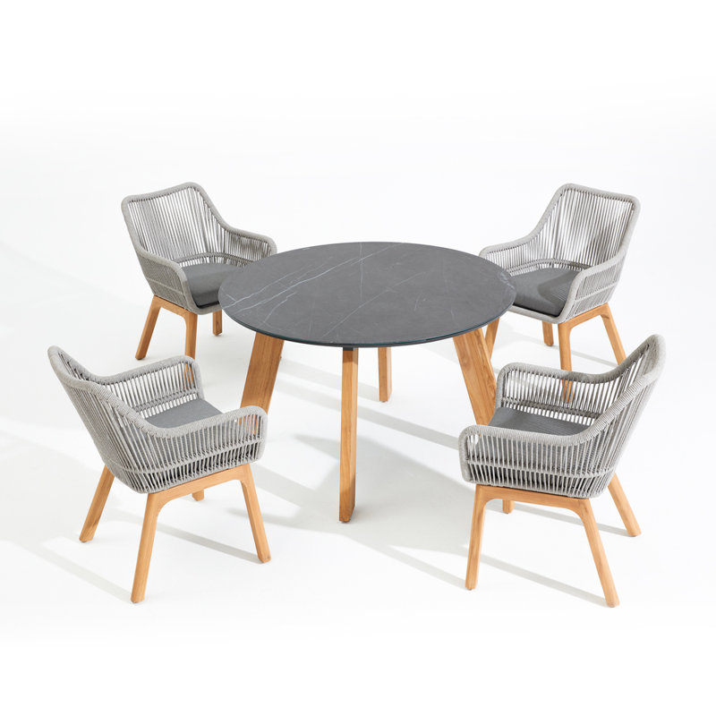 Chaise de patio avec coussin Medi