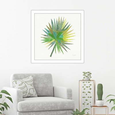 « tropical fun palms iiii », reproduction de peinture à l’aquarelle