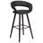 Palafox 24'' High Contemporary Vinyl Counter Height Stool with Wood Frame-24691099-45046347