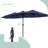 Ilene 15 x 9' Lighted Market Umbrella-715517175