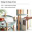 Bibliothèque en bois massif H 46,46 "x l 16,73" Kiondre