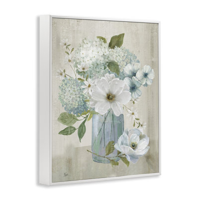 «Hydrangeas And More Bouquet», estampe numérique, conception de Nan