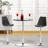 Claudia Adjustable Swivel Bar Stools, Kitchen Counter Height Barstools Dining Chairs with Footrest-88044350