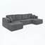 Canapé modulaire en U sans assemblage requis-1160827205