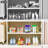 12 Pack Clear Plastic Storage Bins with Handles - Pantry & Cabinet Organizers, Acrylic Storage Containers for Kitchen Fridge/Cabinet