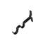 Support double non réglable Lumi Home Furnishings de 1 po et 3/4 po, noir mat-1145834018