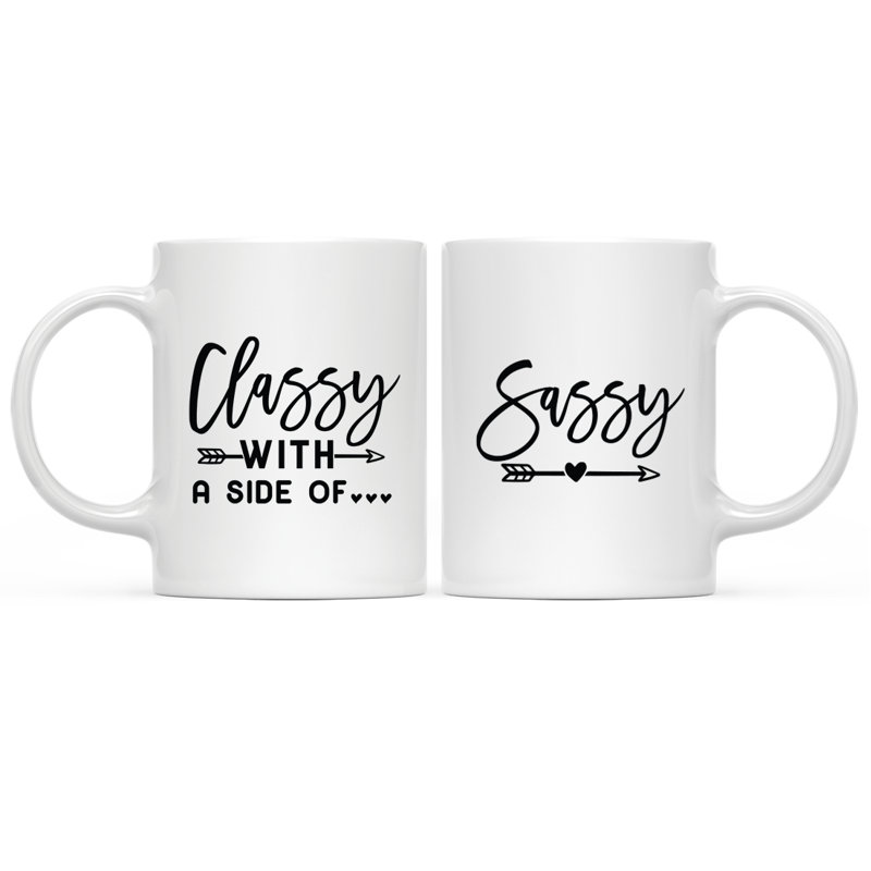 Ensemble de grande tasse à café 2 pièces maman et me groupy