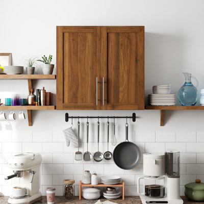 Armoire de rangement murale empilable, P 11,81 po x l 31,50 po x H 29,92 po
