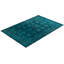 Tapis bleu marine noué à la main de conception unique Holsworth