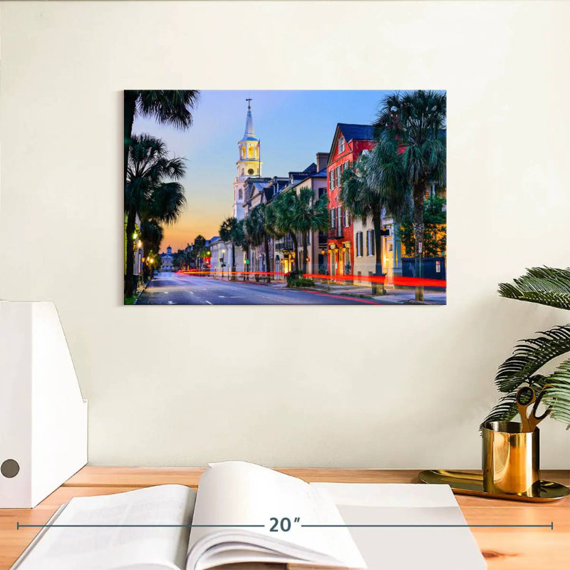 Harpa Charleston Cityscape, 8" H x 12" W