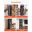 Solid Wood 163.6 cm H Media Shelves