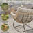 Steel Rocking Chair With Cushion-1945781999