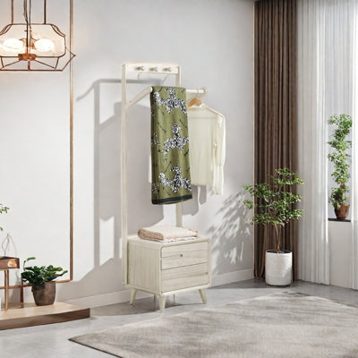 Premium Solid Wood Wardrobe Cabinet