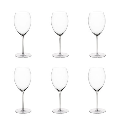 Liana 380ml Handmade Crystal White Wine Glass Set