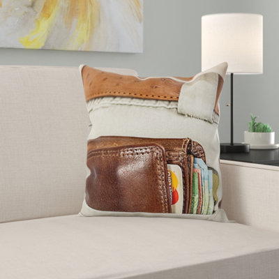 Coussin décoratif wallet
