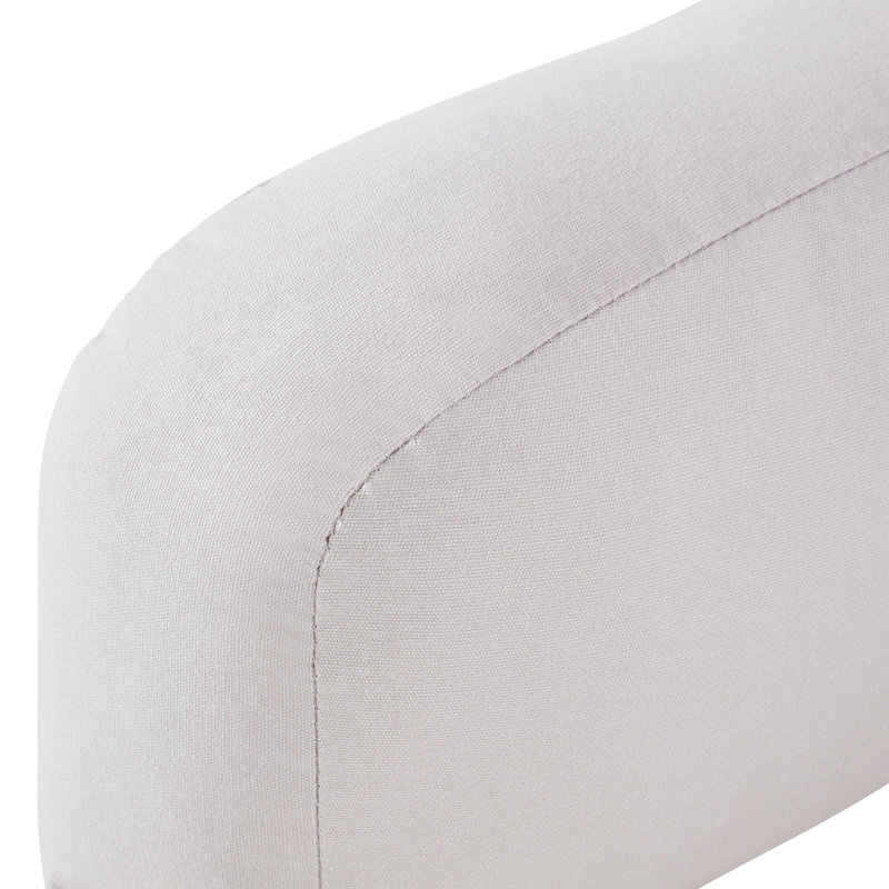 Coussin en coton Hyatt, Gris