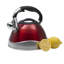 Creative Home 3,1 pte Bouilloire à sifflet en acier inoxydable avec fond en aluminium pour une distribution uniforme de la chaleur-10249463