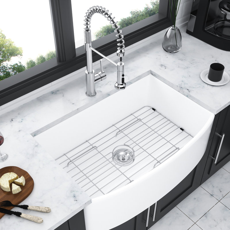 Lavabo 30 po en céramique blanche