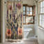 Rideau de douche floral 1 pièce-1991024553