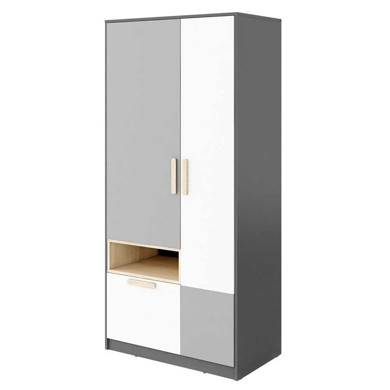 Devereaux 2 Door Manufactured Wood Wardrobe