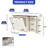 Modern Contemporary Kitchen Cabinet, Multifunction Kitchen Storage, Kitchen Island with 2 Tilt Out Trash Cabinet