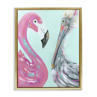Art mural sur toile Wild Nautical Birds par Estelle Grengs