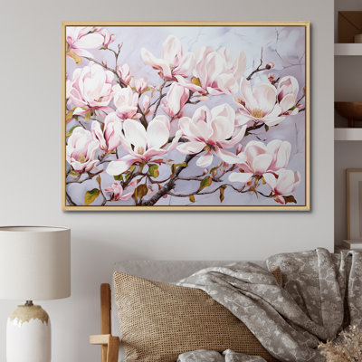 " Pink Magnolias Blooms "