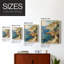 NAUTICAL Series DLxxvII, reproduction encadrée - bois massif-369963573-369963575
