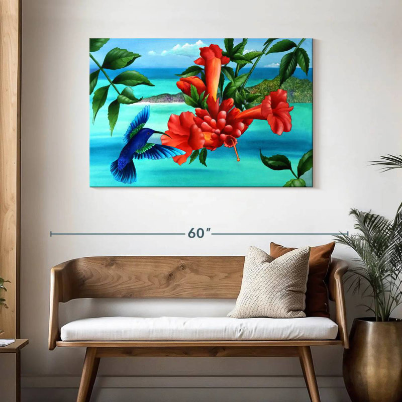 Exotic Afternoon Delight, 30" H x 45" W