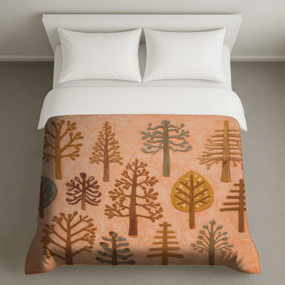 Housses de couette à motif d'arbre stylisé