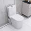 Toilette allongée avec double chasse et fermeture en douceur Alba